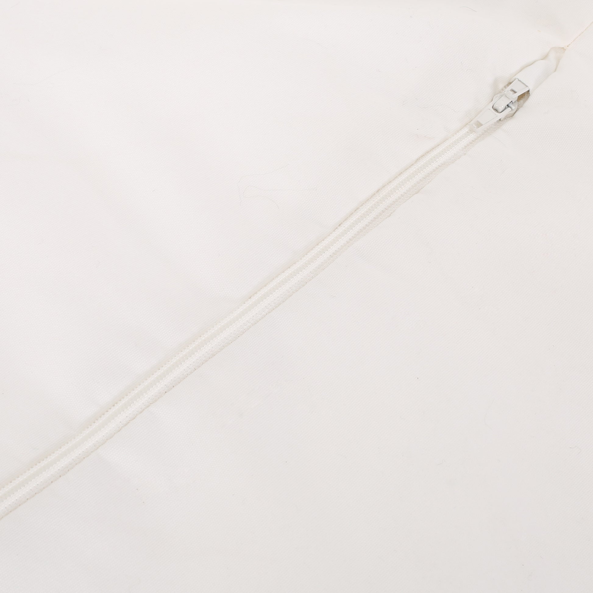 Ettie 3 Ft. Water Resistant Fabric Bean Bag Chair, White White Washed Waterproof Fabric