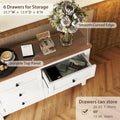 3 Pieces Bedroom Sets Queen Size Farmhouse Platform Bed With Double Sliding Door Storage Headboard, Storage Nightstand And Dresser, White Brown Queen White 3 Piece Set Particle Board