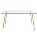 Modern Kitchen Glass Dining Table 63