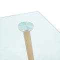 Modern Kitchen Glass Dining Table 63