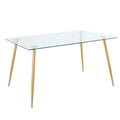 Modern Kitchen Glass Dining Table 63