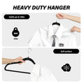 Velvet Hangers 70 Pack, Non Slip Clothes Hangers With Shoulder Notches, 360 Swivel Hooks, Heavy Duty Coat Suit Hangers For Closet Space Saving, Black Black Velvet