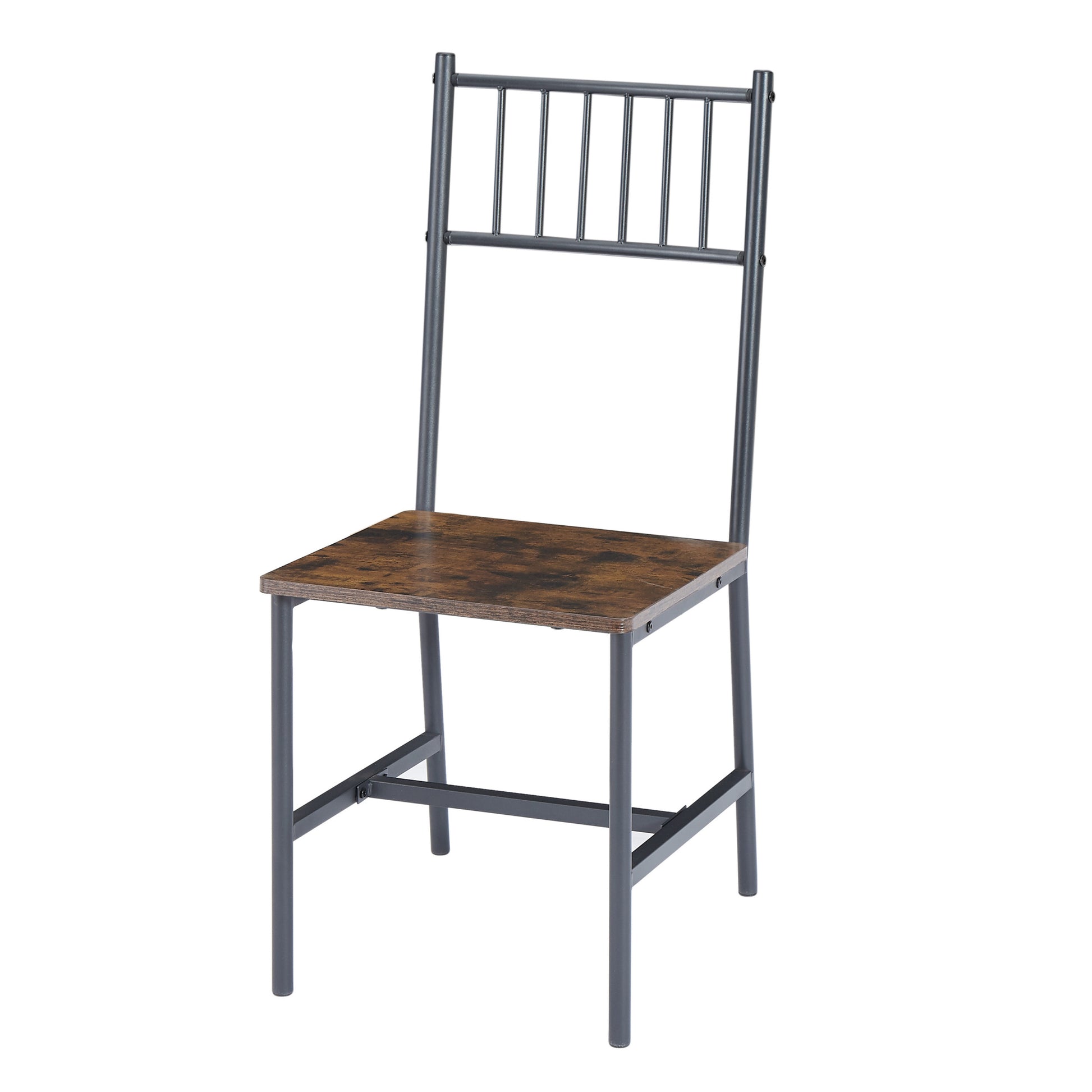 Dining Table Set, Barstool Dining Table With 2 Benches 2 Back Chairs, Industrial Dining Table For Kitchen Breakfast Table, Living Room, Party Room, Rustic Brown And Black,43.3 L X 23.6 W X 29.9 H Rustic Brown Seats 6 Particle Board