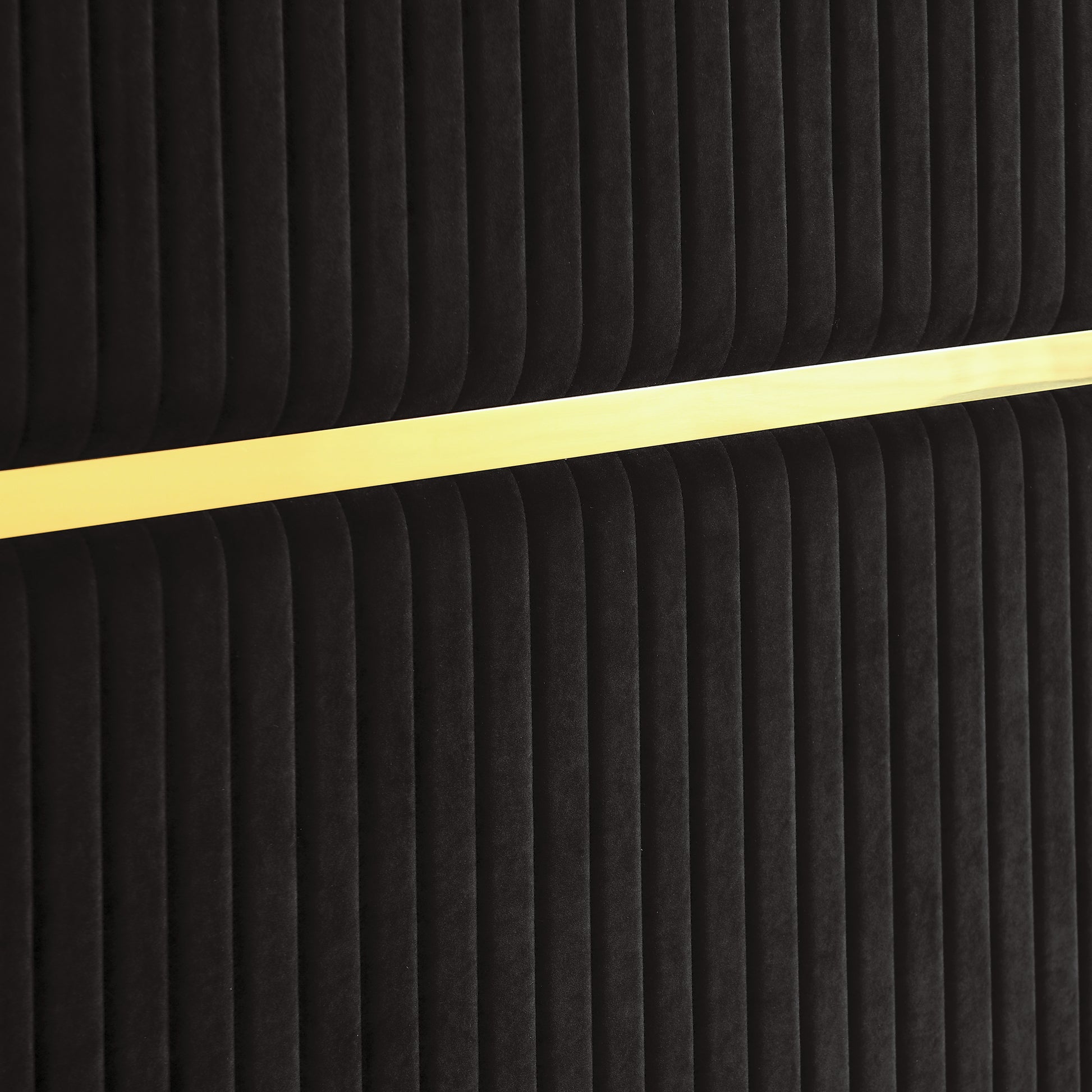 Corduroy Upholstered Bed Frame Queen Size 65" Tall Wingback Headboard Queen Bed Frame Metal Decoration No Box Spring Needed Box Spring Not Required Queen Black Wood Bedroom Eucalyptus Velvet Foam