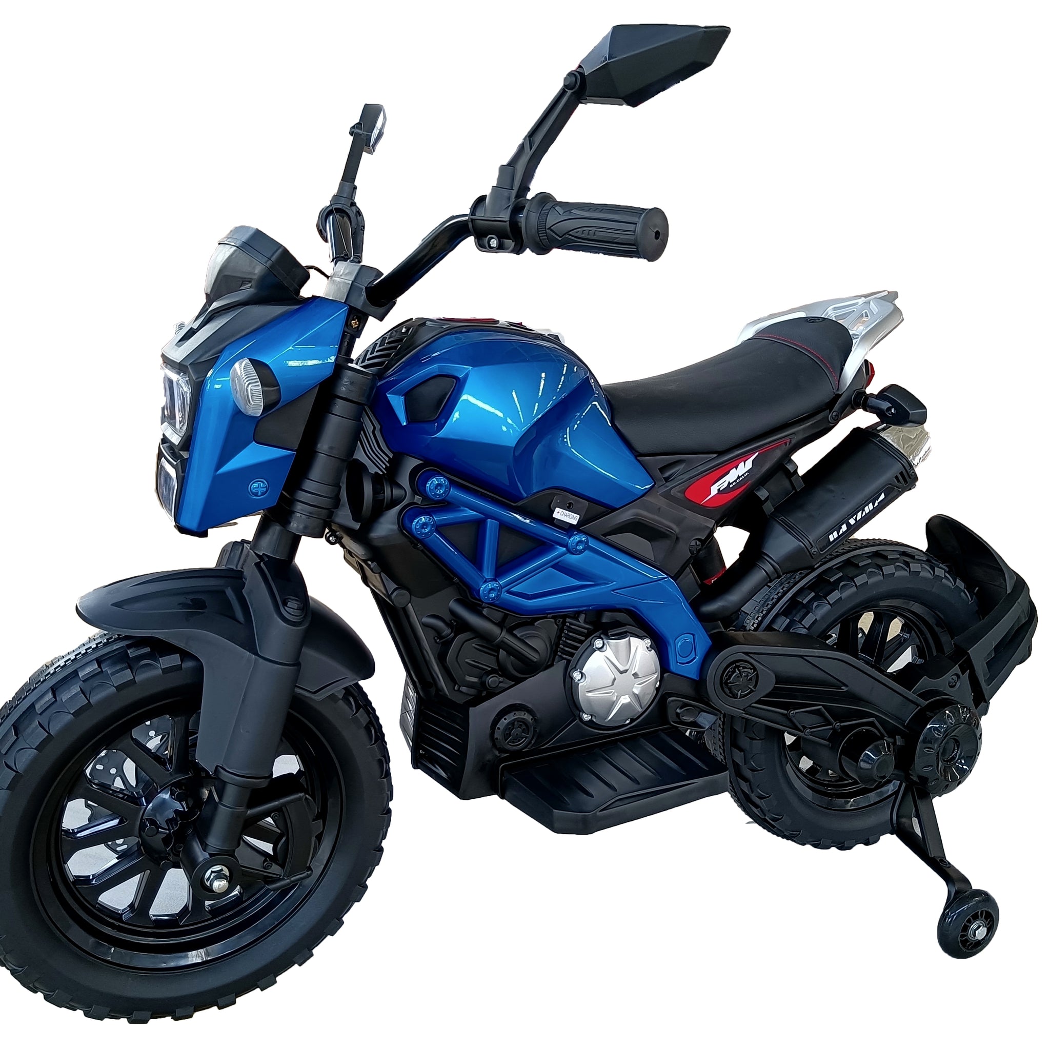 Electric Motorcycle For Kids, Kids Ride On Motorcycle, Tamco 12V Electric Dirt Bike With Training Wheels, Hand Racing Foot Brake,Pu Seat, Ride On Motorcycle For 3 6 Years Boys Girls Gift Blue 50 99 Lbs 5 To 8 Years Plastic
