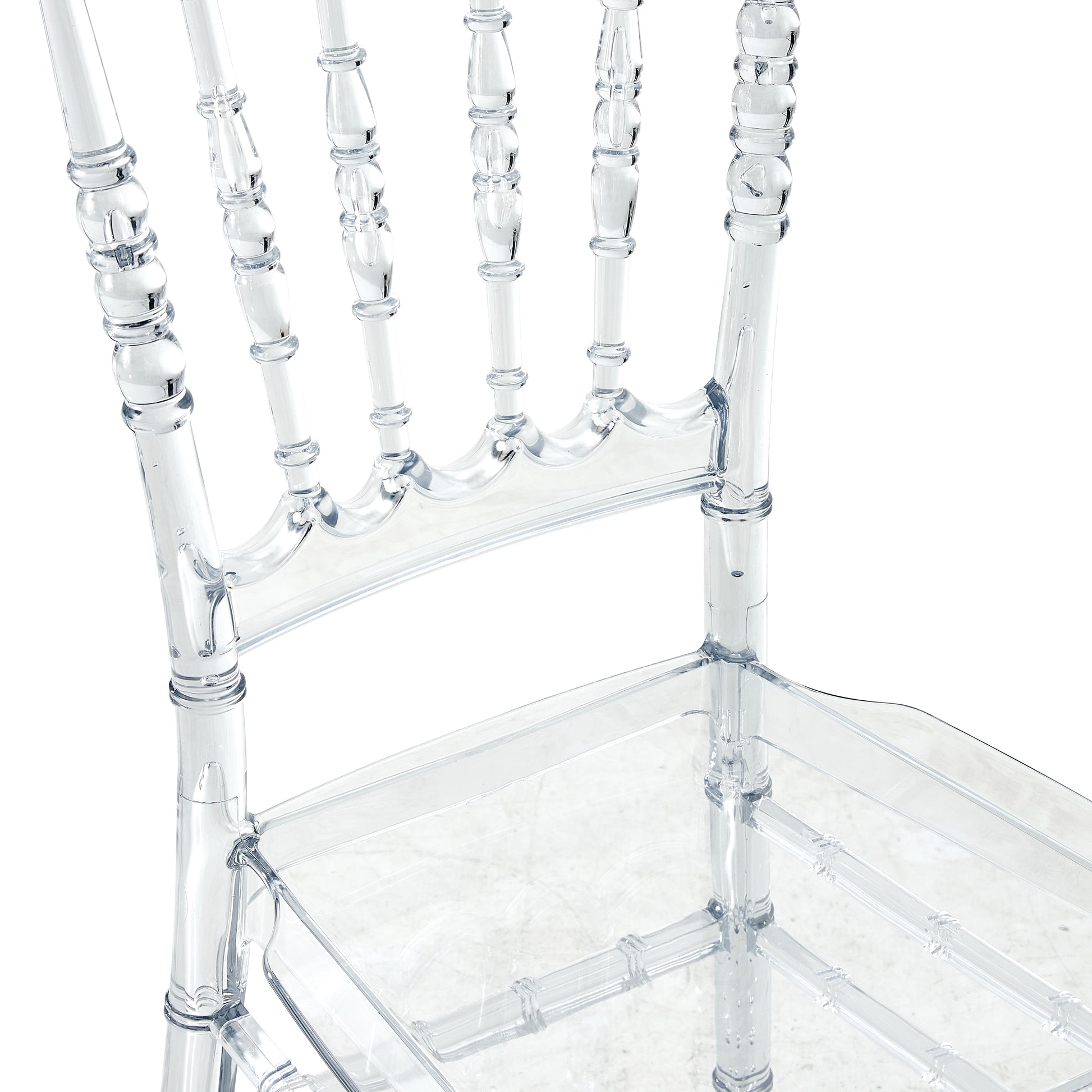 Simple And Beautiful Napoleon Transparent Bamboo Chair For Wedding Party Npl 6 Yellow Acrylic