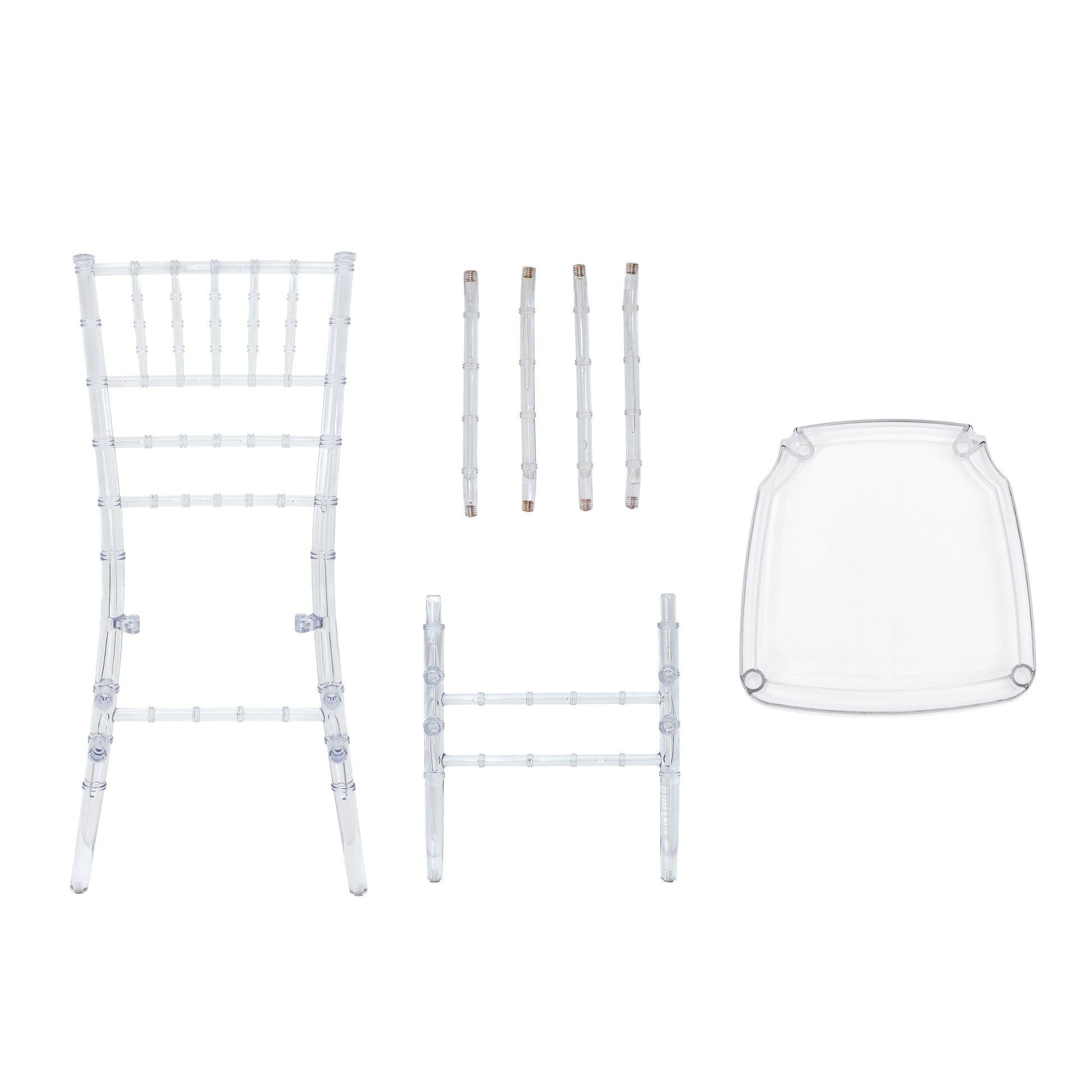 Simple And Beautiful Transparent Bamboo Chair Wedding Party Can Be Applied Tmsgy 6. Transparent Acrylic