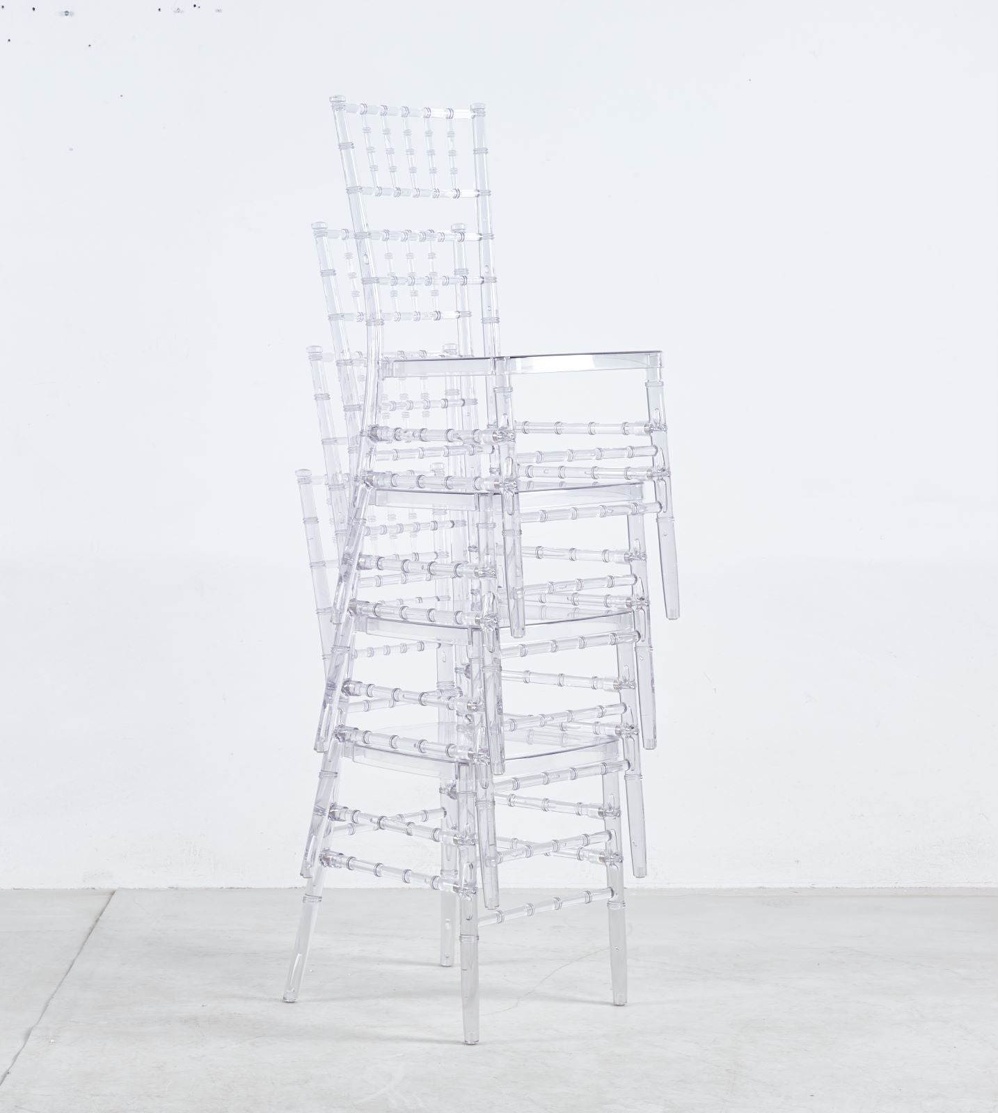 Welding Chair,Dining Chair,Set Of 4,Plastic Seat Transparent Plastic