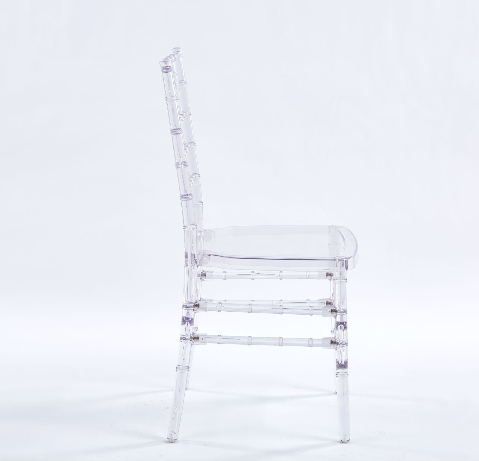 Welding Chair,Dining Chair,Set Of 4,Plastic Seat Transparent Plastic