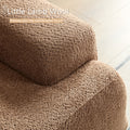 Wks9 Camel Sofa, Modern Simplicity, Durable Fabric, Solid Wood Frame, High Density Sponge Filler Camel Fabric 3 Seat