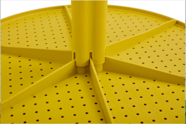 3 Piece Plastic Arm Chair Bistro Grs Premium Ocean Plastic, Mustard Yellow Mustard Plastic