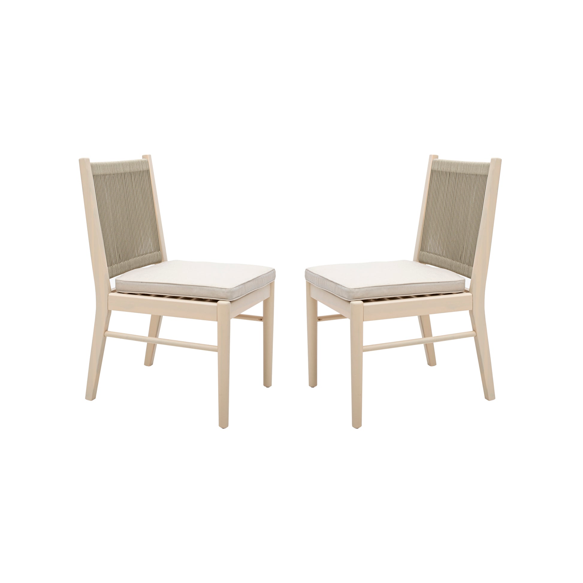 Cordoba Kd Dining Chair Yes Acacia Wood Garden & Outdoor Modern 2 Person Seating Group Acacia Wood