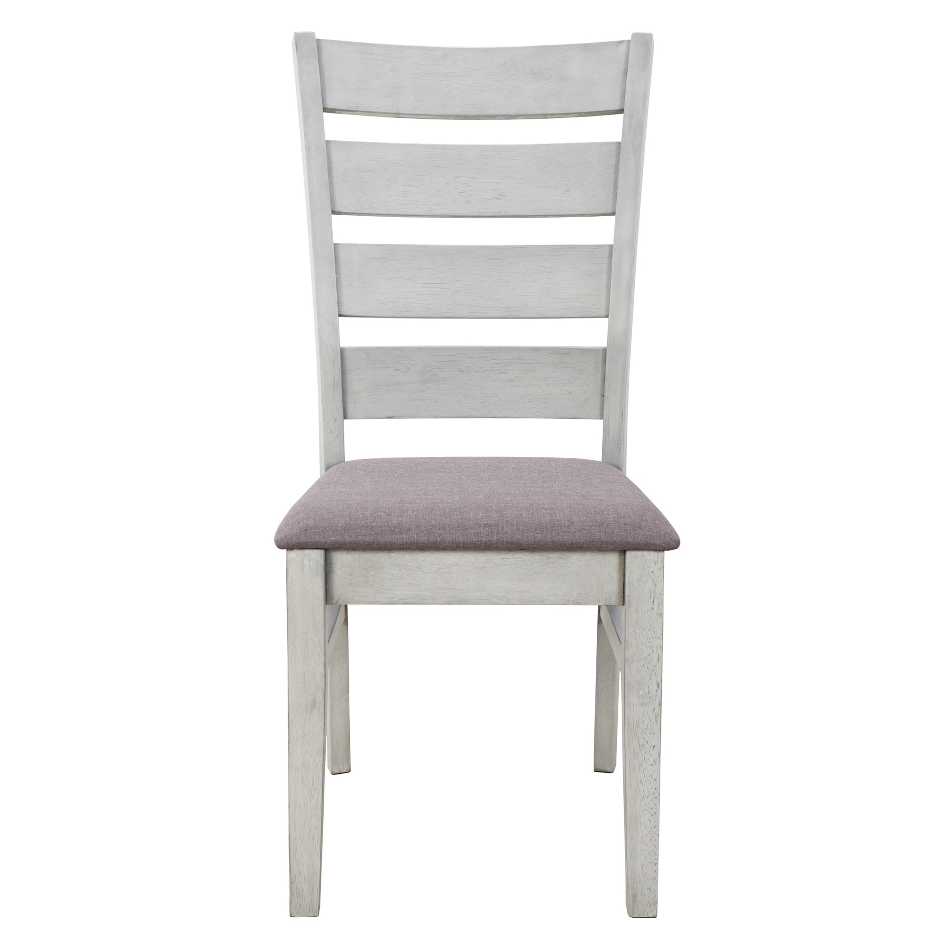 6 Piece Retro 59"L Rectangular Dining Table Set, Table With Unique Legs And 4 Upholstered Chairs & 1 Bench For Dining Room And Kitchen White Wood Dining Room Distressed Finish Rubberwood Rectangular Dining Table With Chair And Bench Upholstered Chair