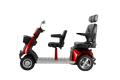 Electric Mobility Recreational Travel Scooter For Adults,Mobility Scooters For Seniors, 4 Wheel Powered Mobility Scooters Red Abs Pc