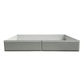 Flora Trundle Twin , Gray Finish Gray Wood