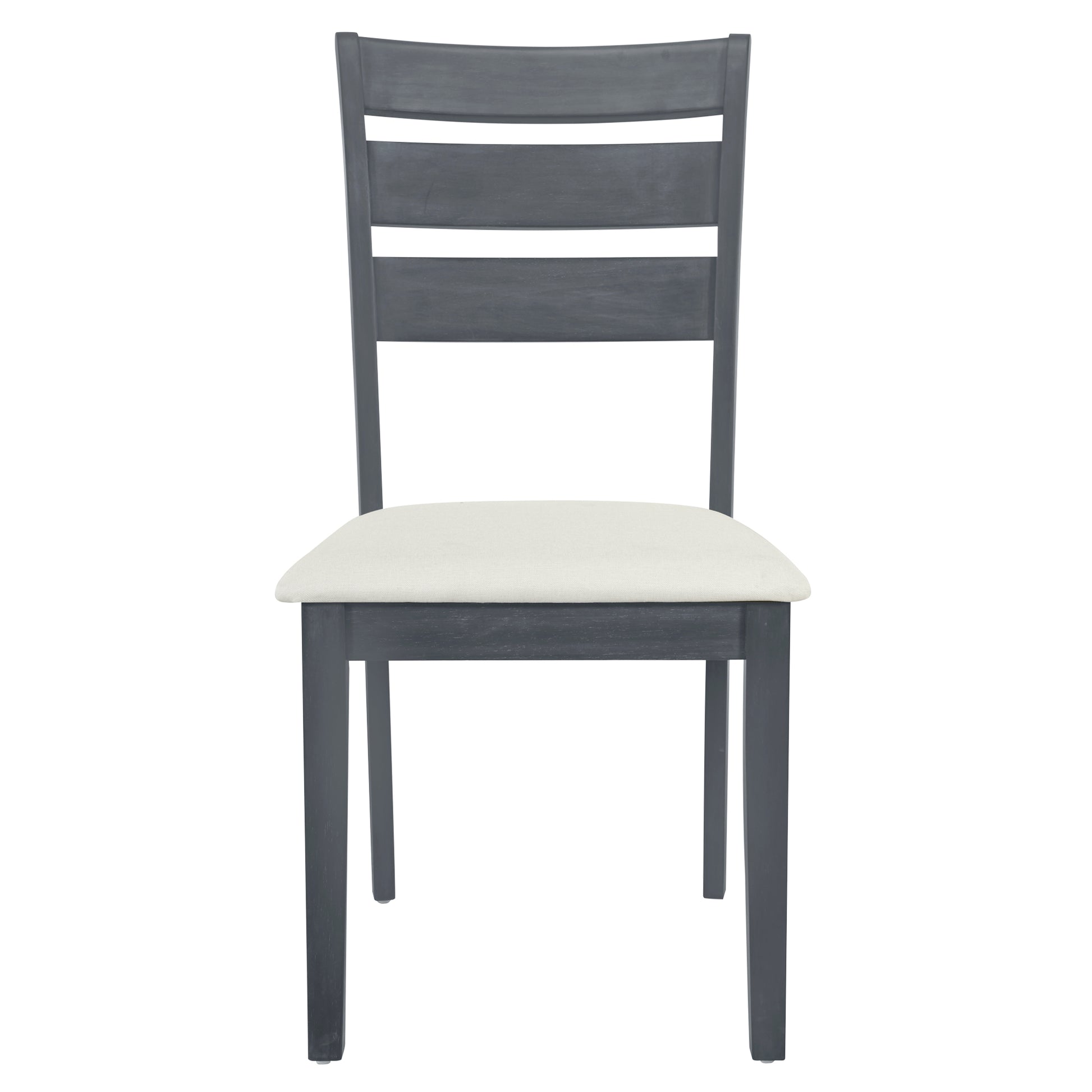 5 Piece Farmhouse Round Pedestal Extending Dining Table Set Extendable Kitchen Table Set With 15.8" Removable Leaf And Ladder Back Dining Chairs For Small Places, Black Wood Dining Room Extendable Rubberwood Oval Dining Table With Chair Upholstered Chair