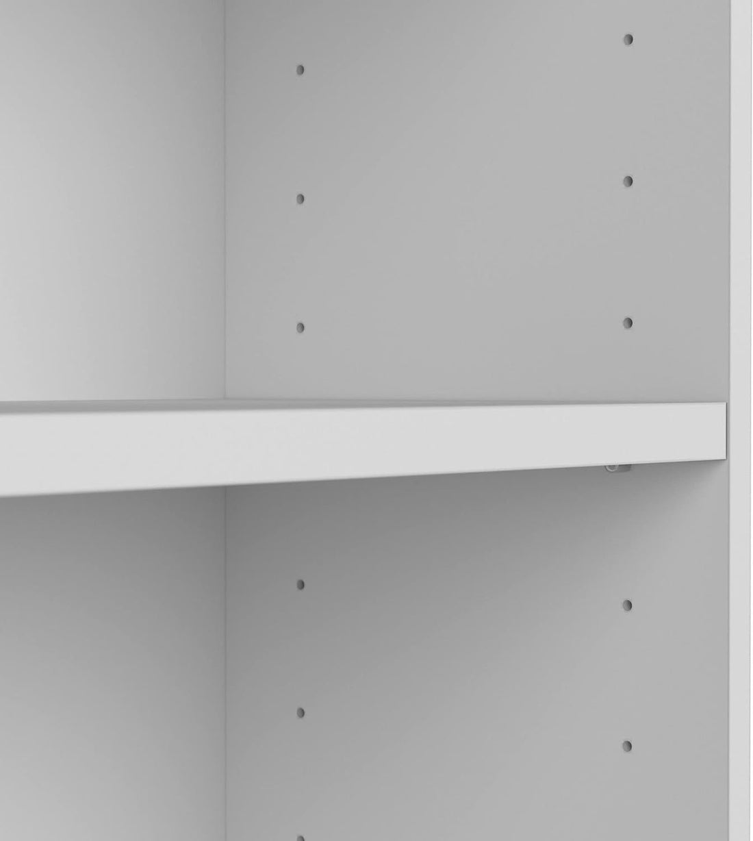 Bush Furniture Universal 2 Shelf Bookcase Set Of 2 In Pure White White Bedroom Engineered Wood