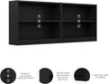 Universal Small 2 Shelf Bookcase In Black Set Of 2 Black Chinese Engineered Wood