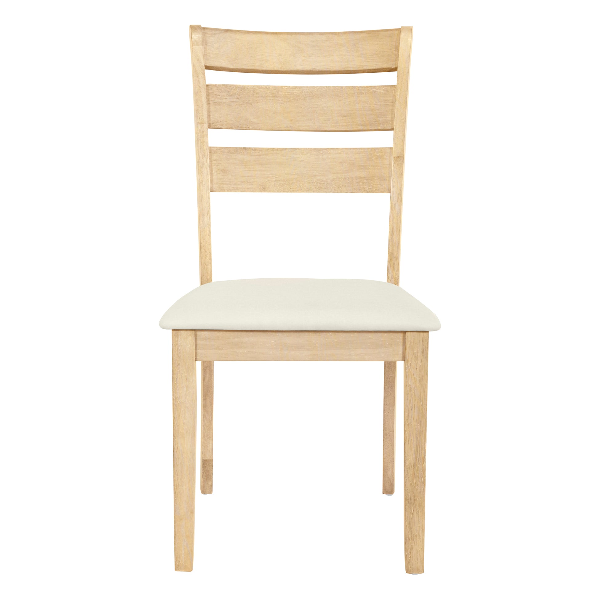 5 Piece Farmhouse Round Pedestal Extending Dining Table Set Extendable Kitchen Table Set With 15.8" Removable Leaf And Ladder Back Dining Chairs For Small Places, Natural Wood Dining Room Extendable Rubberwood Oval Dining Table With Chair Upholstered