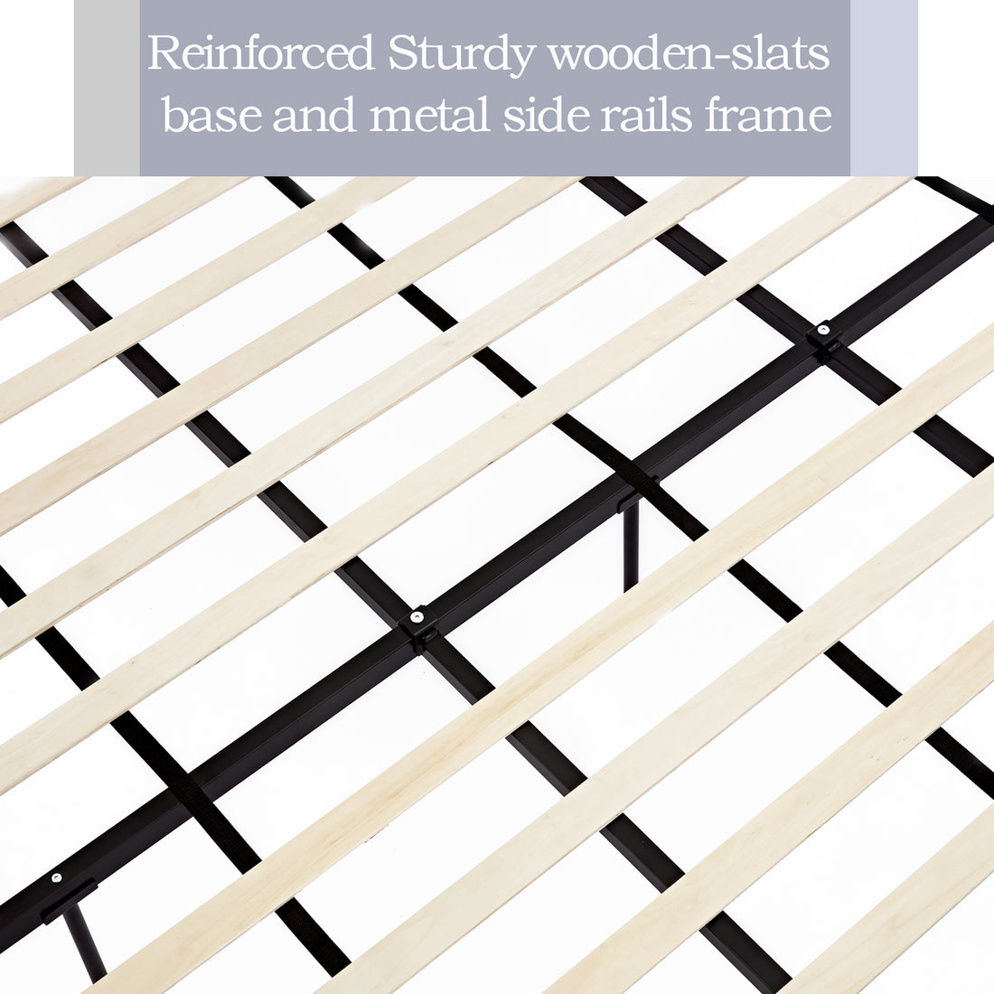 Peyton Upholstered King Bed 54" High Headboard Traditional Hand Buttoned Tufting Trim Wingback No Box Spring Needed Easy Assembly Blue Velvet Box Spring Not Required King Blue Brown Metal Bedroom Classic,European,Modern,Traditional Oak Bed Frame Foam