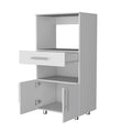 White Pantry Cabinet Microwave Stand White White Kitchen Drawers Included Wood
