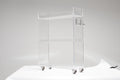 Acrylic Rolling Side Table 3 Tiers End Table With Lockable Wheels Small Clear Table For Living Room Clear Acrylic