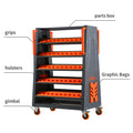 Cat40 Cnc Tool Cart 100Cap 5 Tier Cnc Rolling Carts With Wheels 40 Taper Tool Holder Cnc Mobile Tool Holder Cnc Tool Organizer Cat 40 Tool Holder Set For Storehouse Factory Garage Cat40 100Cap Cement Grey Abs Steel Q235