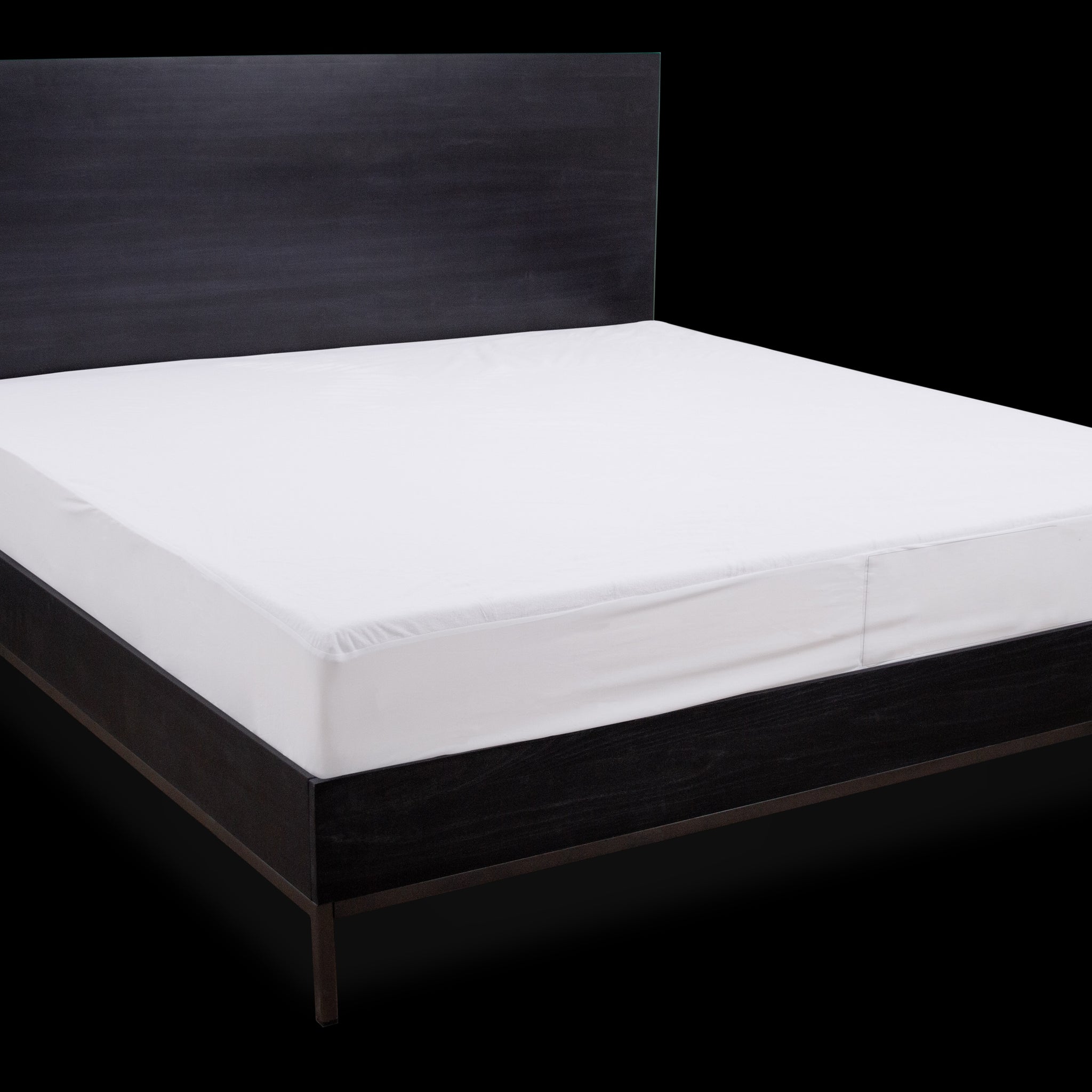 Cotton Loop Mattress Protector Cal King White Cotton