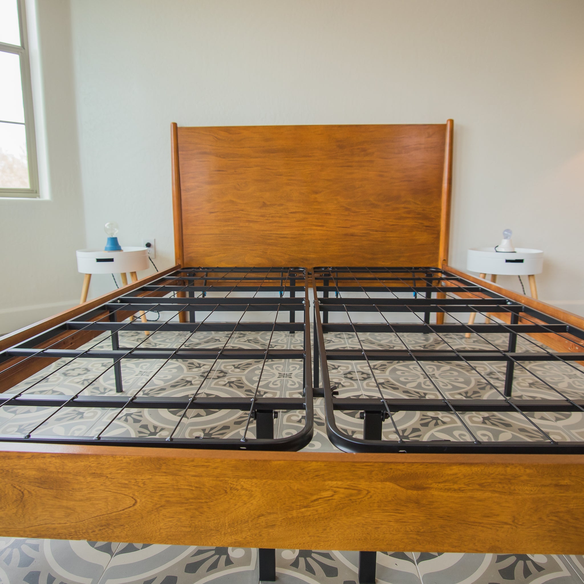 Hi Rise Foundation Twinxl Twin Xl Black Steel