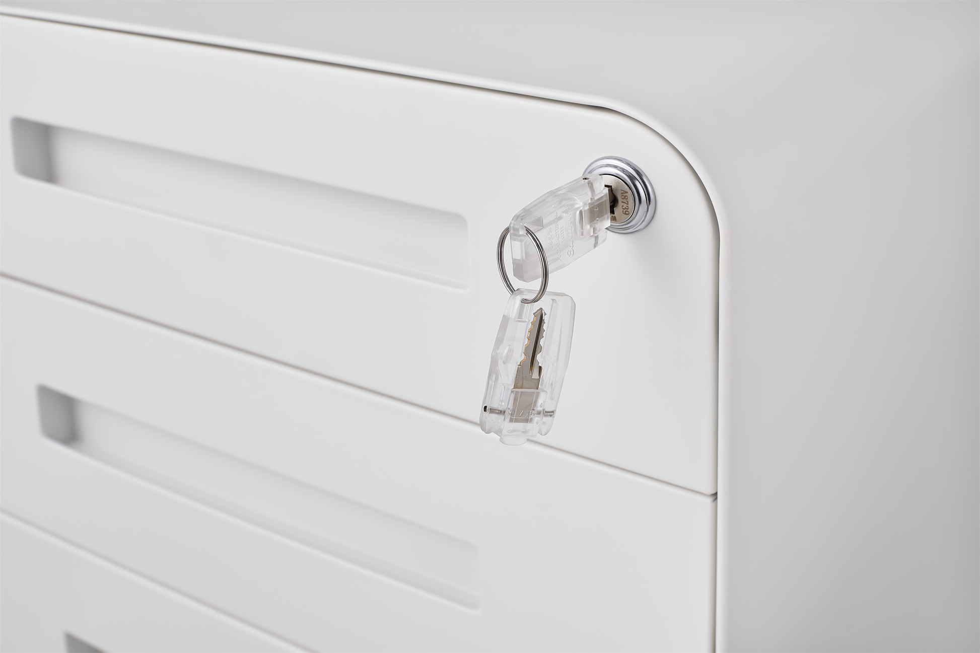 3 Drawer Mobile File Cabinet Under Desk Office,Simple Style Versatile Storage Cabinet For Legal Letter A4 Files, 5 Wheel Design Anti Tilting Cold Rolled Steel Waterproof Moisture Proof White Filing Cabinets 3 4 Drawers White Drawers Included Modern Metal