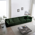 Free Combination Modular Sofa Free,4 Seater Sofa Comfy Chenille Fabric,Sectional Sofa Couch,Green Chenille Green Chenille 4 Seat
