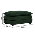 Modular Sectional Sofa For Living Room,U Shaped Couch 5 Seater Convertible Sectional Couch With 1 Ottoman ,Green Chenille Green Chenille 4 Seat