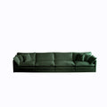 Free Combination Modular Sofa Free,4 Seater Sofa Comfy Chenille Fabric,Sectional Sofa Couch,Green Chenille Green Chenille 4 Seat