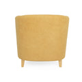 Cortina Fabric Club Chair Mustard Yellow Primary Living Space Casual,Contemporary,Cute Birch Fabric