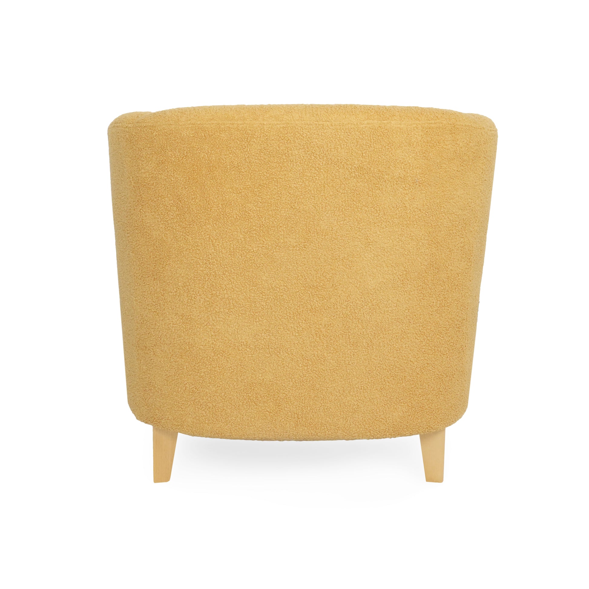 Cortina Fabric Club Chair Mustard Yellow Primary Living Space Casual,Contemporary,Cute Birch Fabric