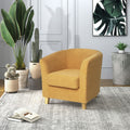 Cortina Fabric Club Chair Mustard Yellow Primary Living Space Casual,Contemporary,Cute Birch Fabric