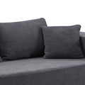 L Shape Modular Sectional Living Room Sofa Set Upholstered Sleeper Sofa For Living Room,16.53 Inch Cushion Heightening, 2 Pc Free Combination,Grey Grey Fabric 3 Seat