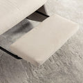 Modern Rocking Chair Recliner, Comfy Rocker Nursery Chair With Footrest, Accent Reading Chair, Upholstered Lounge Chair For Relaxing, Resting,Soft Padded Rocker For Indoor Living Room Bedroom,Gray Gray Beige Bathroom Foam Pu