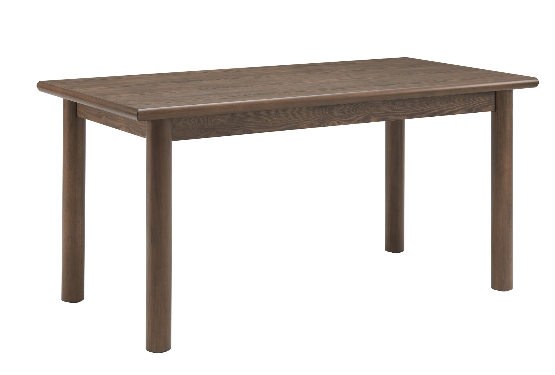 60" Rectangular Dining Table For 6 Person, Retro Kitchen Table, Wooden Dinner Room Table With Solid Wood Legs For Home Kitchen Restaurant Living Room, Ultra Easy To Assemble Walnut Solid Wood Mdf