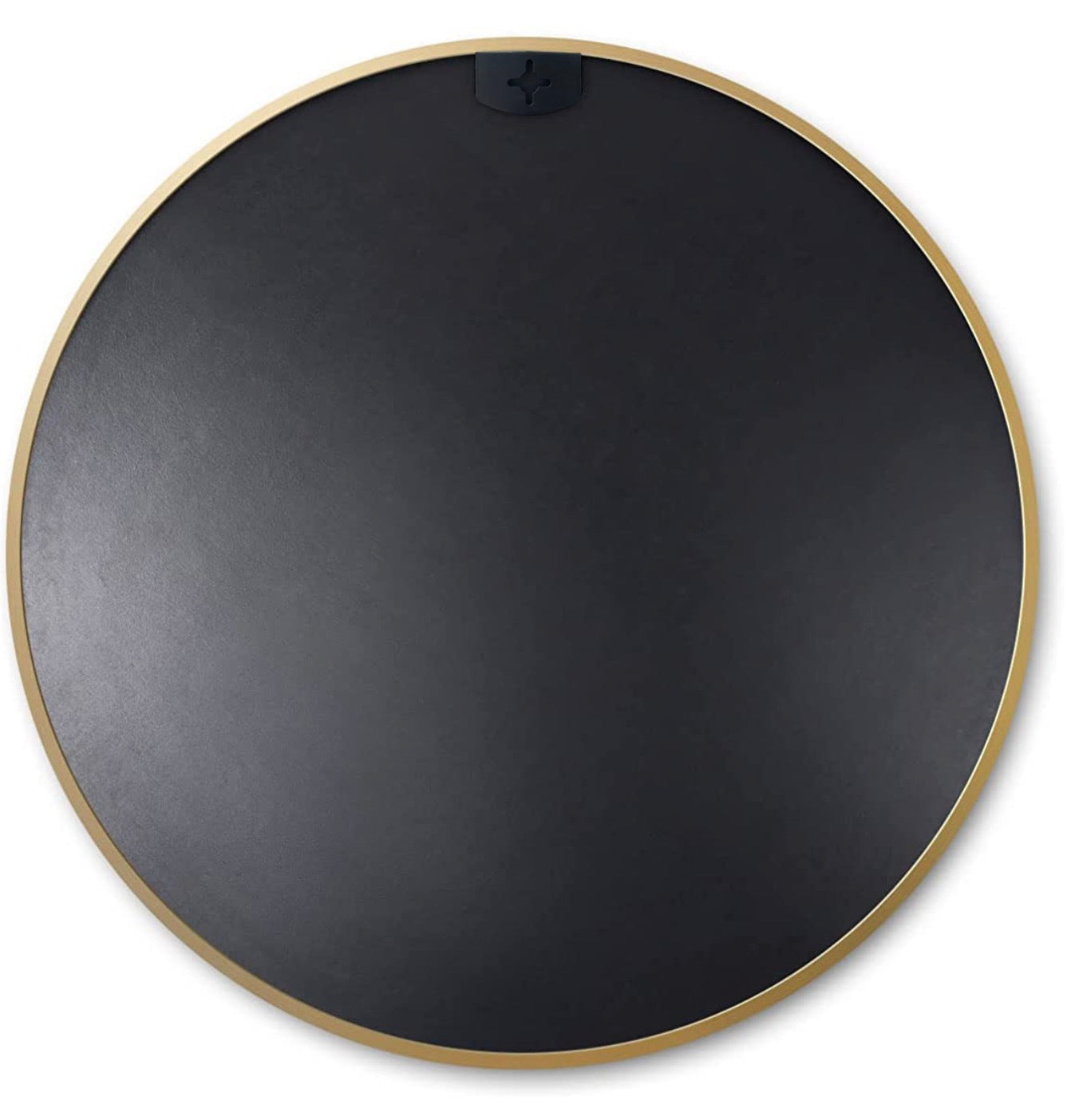 Gold 24 Inch Metal Round Bathroom Mirror Gold Classic Mdf Glass Aluminium Alloy