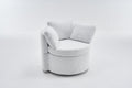 029 Teddy Fabric Swivel And Storage Chair With Back Cushion For Living Room,Ivory Ivory Primary Living Space Modern Foam Teddy