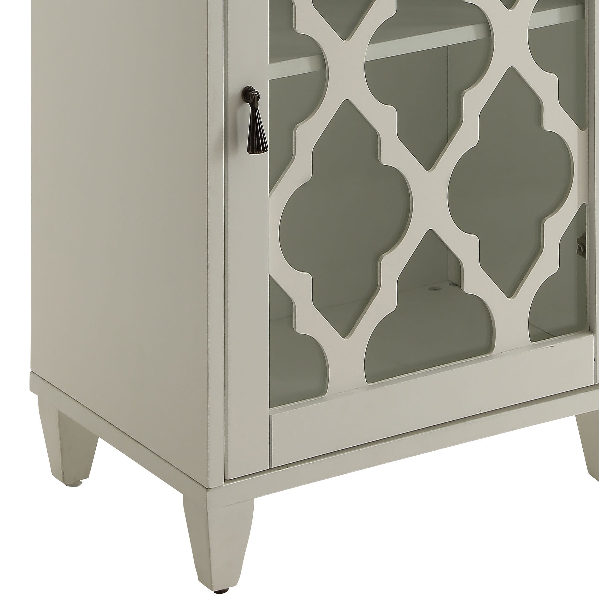 White Side Table With Drawer And Door White White Primary Living Space Drawers Rectangular Wood Glass