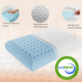 Foam Pillow, Sleeping Pillow, Soft And Comfortable, Removable, Machine Washable Cover,1 Pack,24 
