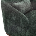 Coolmore Swivel Barrel Chair, Comfy Round Accent Sofa Chair For Living Room, 360 Degree Swivel Barrel Club Chair, Leisure Arm Chair For Nursery, Hotel, Bedroom, Office, Lounge Emerald Boucle Emerald Primary Living Space Foam Boucle