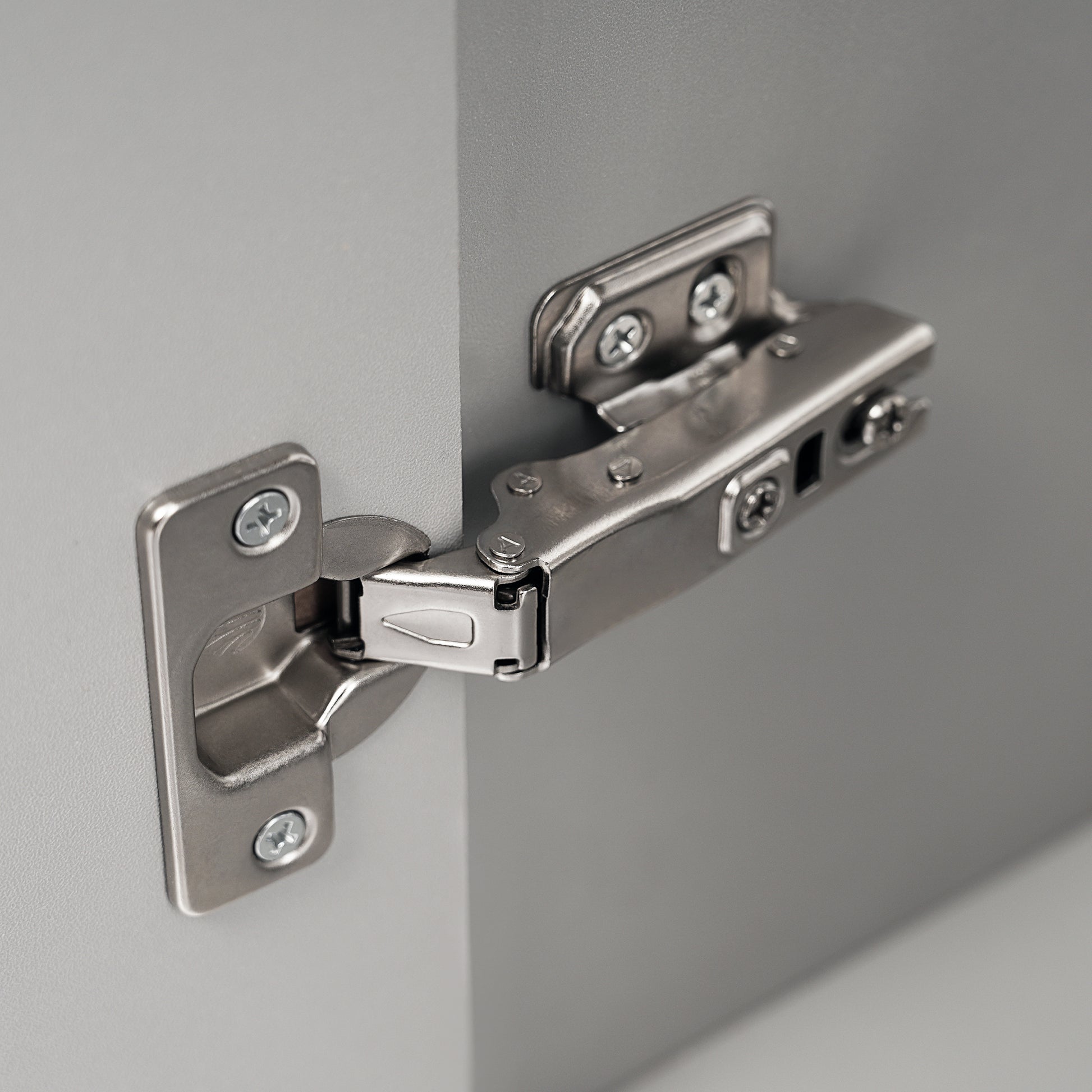 18.6" Bathroom Vanity With Sink, Bathroom Vanity Cabinet With Two Tier Shelf, Left Or Right Orientation, Grey Grey Mdf