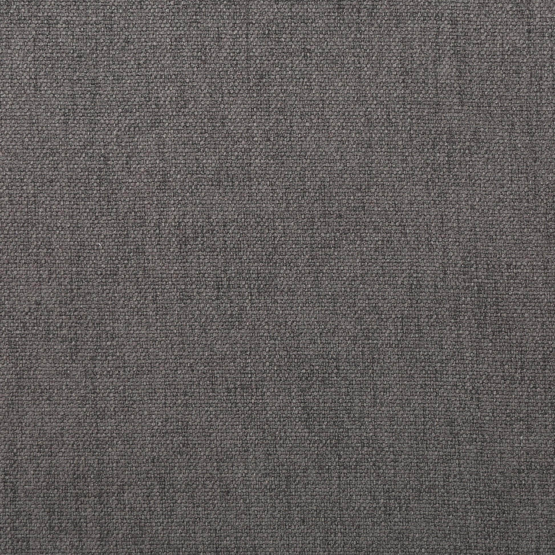 Dining Chair Dark Grey Wood Fabric