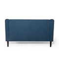 Seat Navy Blue Wood Paper Glass Metal 2 Seat