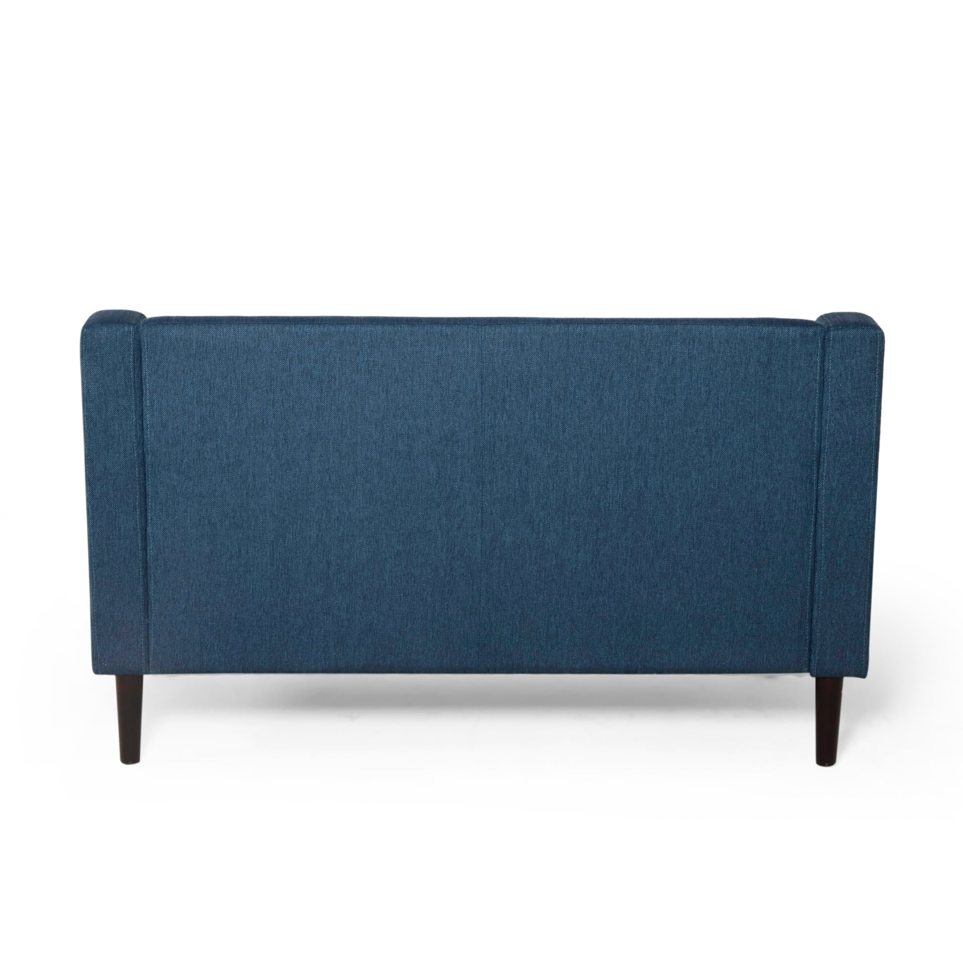 Seat Navy Blue Wood Paper Glass Metal 2 Seat