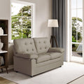 Apartment Beautiful Seat Love, 3 Seat, Grey Faux Leather Grey Pu 3 Seat