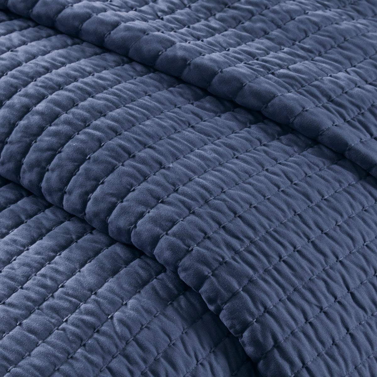 2 Piece Quilt Set Navy Twin Twin Xl Twin Navy Cotton